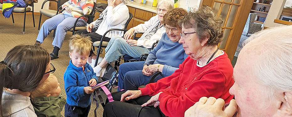Spring Green Library story time was enjoyed by Meadows residents