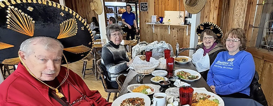 Meadows folks enjoy lunch at Amigos 3 Mexican restaurant in Spring Green