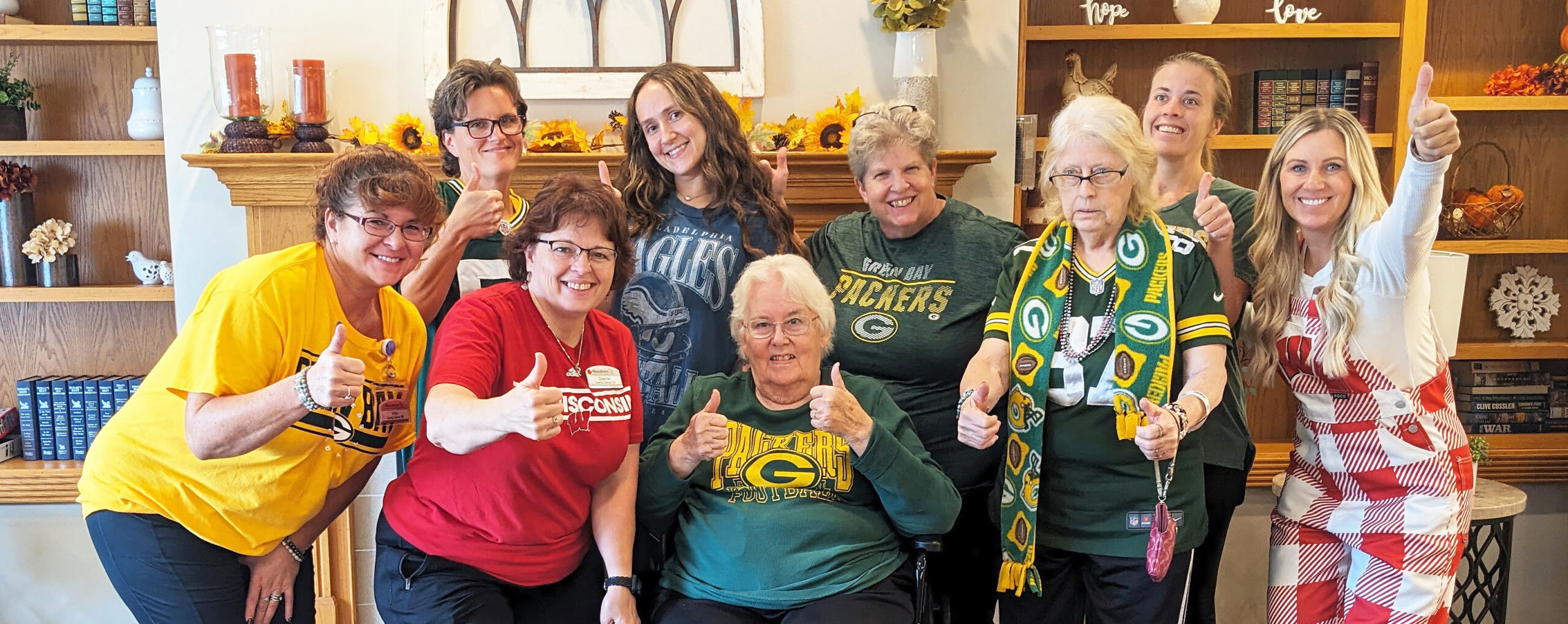 Residents and staff enjoyed dress up days during National Assisted Living Week